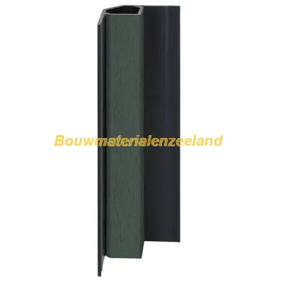 Keralit inwendig hoekprofiel donkergroen classic nerf 400 cm. lang