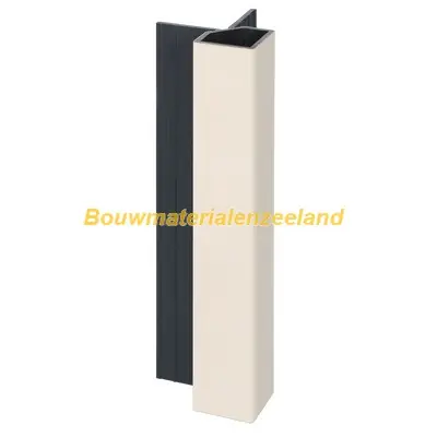 Keralit uitwendig hoekprofiel 32x32mm sandcream pure mat 400 cm. lang