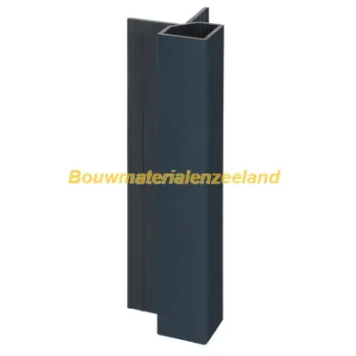 Keralit uitwendig hoekprofiel 32x32mm skyblue pure mat 400 cm. lang