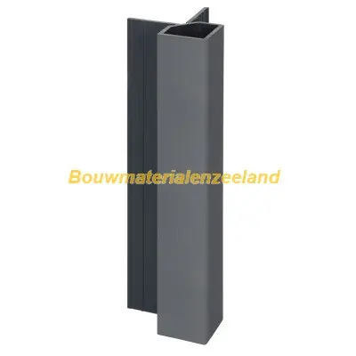 Keralit uitwendig hoekprofiel 32x32mm dustgrey pure mat 400 cm. lang