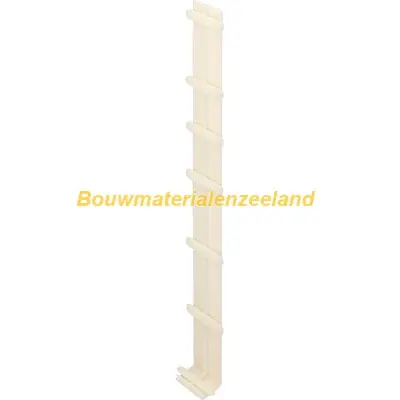 Tussenstuk 350mm Keralit dakrand creme classic nerf