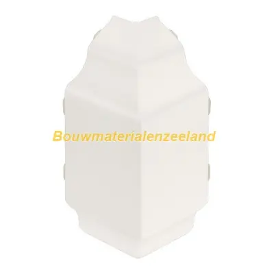 Hoekstuk trim/kraal sierlijst Keralit wit classic nerf