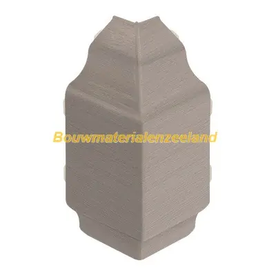 Hoekstuk trim/kraal sierlijst Keralit vergrijsd ceder classic nerf
