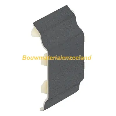 Tussenstuk trim/kraal sierlijst Keralit antraciet classic nerf