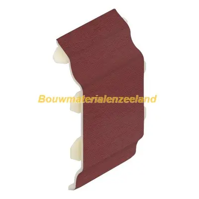 Tussenstuk trim/kraal sierlijst Keralit wijnrood classic nerf