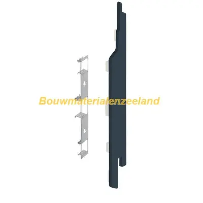 Eindkap+connector rechts voor 2814 (5st) skyblue pure mat