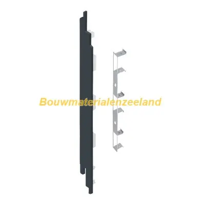 Eindkap+connector links voor 2819 (5st) monumentblauw classic nerf