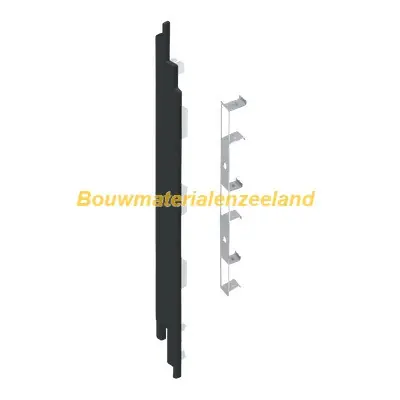 Eindkap+connector links voor 2819 (5st) monumentgroen classic nerf