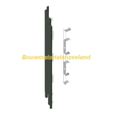 Eindkap+connector links voor 2819 (5st) donkergroen classic nerf