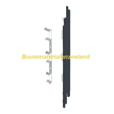 Eindkap+connector rechts voor 2819 (5st) monumentblauw classic nerf