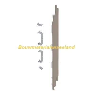 Eindkap+connector rechts voor 2819 (5st) vergrijsd ceder classic nerf