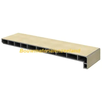 Lignodur Stone vensterbank 30cm travertin 200 cm. lang