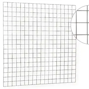 Woodvision Gaaspaneel met maas 10x10 cm stekloos, verzinkte draad, 90x180 cm