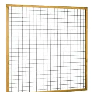 Eco grenen gaastrellis met maas 7,5x7,5 cm, 180x180 cm