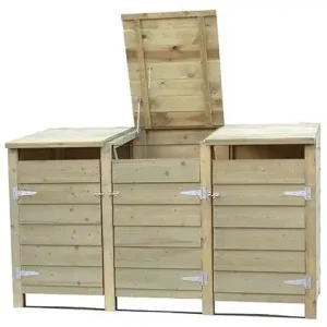 Containerkast triple HxBxD 129x224,5x91 cm