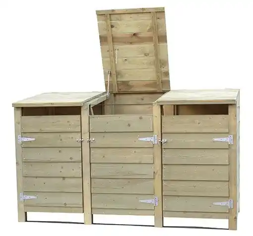 Containerkast triple HxBxD 129x224,5x91 cm