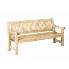 Woodvision Bank Luuk, 40 mm dik, 96x200x74 cm (HxBxD)