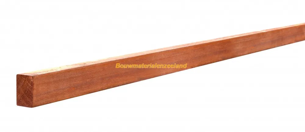 AZ Hardhouten regel, 2-zijdig V-groef 4,5 x 7,0 x 300 cm