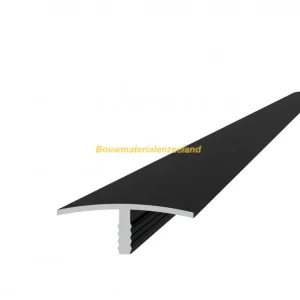 Woodvision Aluminium overgangsprofiel 4,0x1,8x300 cm, antraciet