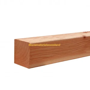 Douglas geschaafde paal duplo verlijmd 14x14x400 cm, onbehandeld