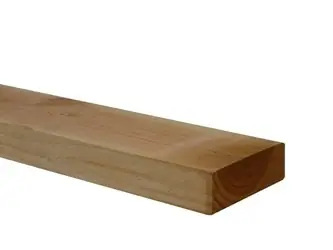 Douglas fijnbezaagd 50x150 mm 400 cm groen ge?mpregneerd
