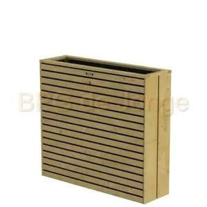 Woodvision Elan Terrasbloembak, 93x30x103 cm, groen ge?mpregneerd