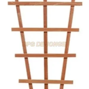Hardhouten V-trellis 30-65 x 150 cm.