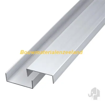 Alu. Afdekprofiel 18x55x200 cm ( 2 st )