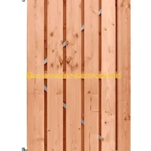 Poort Douglas op stalen frame 110x200 cm incl slot en ogen