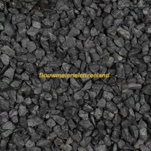 Basaltsplit zwart Breuksteen 8-11 mm Basalt zwart 500 kg/MBB