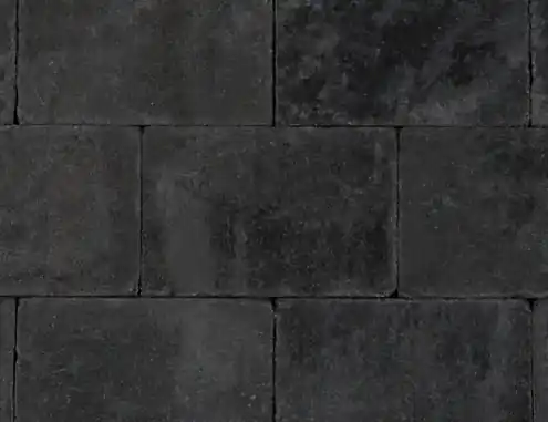 Stonique trommel 20x30x5 cm grijs/zwart