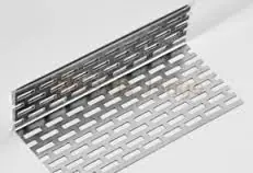 Eternit sluitprofiel aluminium 2-zijdig geperforeerd 50x30 lang 250 cm