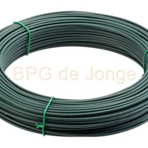 Spandraad - 2.7/3.5mm - lengte: 100m groen geplast.