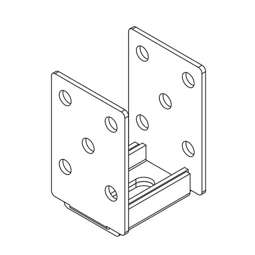 FIRST BASE V-63 Flex U-beugel Set 80x80x120mm