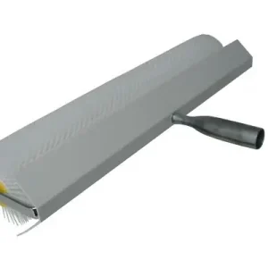 Ontluchtingsroller SUPER PROF L = 500mm compleet met tweezijdige RVS beugel stekellengte 31mm inclusief spatkap