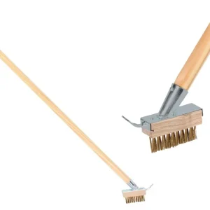 Onkruidborstel met houder en steel