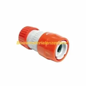 Snelkoppeling met stop en slanghouder ? 12-18 mm (pvc) in blister