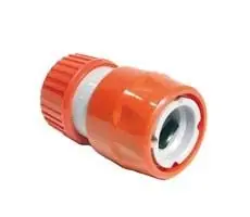 Snelkoppeling met stop en slanghouder ? 18-23 mm (pvc) in blister