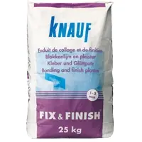 Knauf Fix & Finish - Blokkenlijm en Pleistergips zak 25 kg