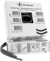 Zwaluw Rugvulling P.U. rond (open cel) 20 mm doos 5 m1