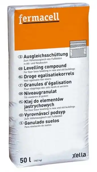 Fermacell egalisatiekorrels zak a 50 ltr