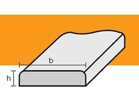 Holonite binnendeur dorpel antr 100/10/2