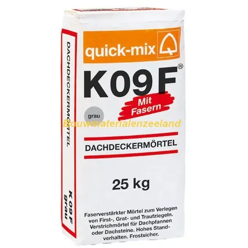 Tubag Trass QM Dakdekkersmortel EW-K 09 F grijs zak 25 kg