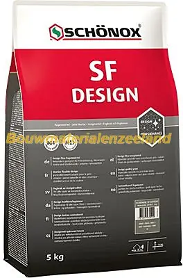Schonox SF Design flexibele voegmortel zilvergrijs zak 5 kg