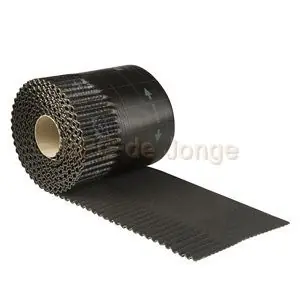 Ubbink Ubiflex loodvervanger Ribbel zwart B= 300 mm rol 6 m1