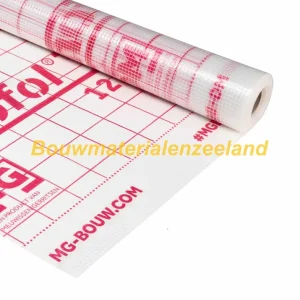 Miofol 125 S transparant beige wapening rood 1500mm rol 50 m1