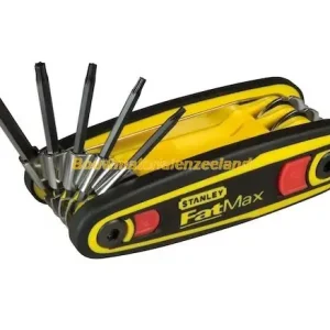 Stanley 0-97-553 Fatmax vergrendelbare stiftsleutelsettorx (8delig) op kaart