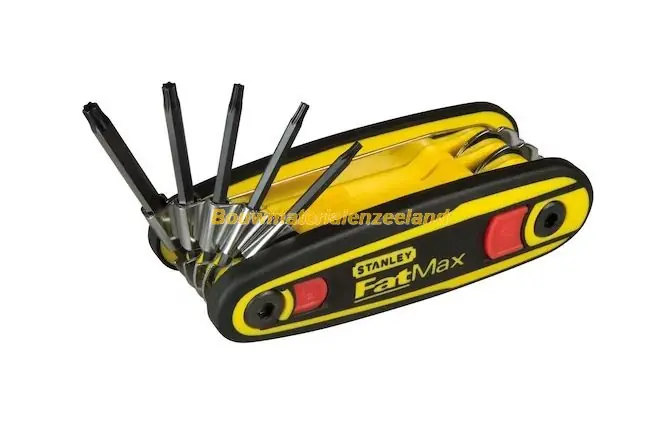 Stanley 0-97-553 Fatmax vergrendelbare stiftsleutelsettorx (8delig) op kaart