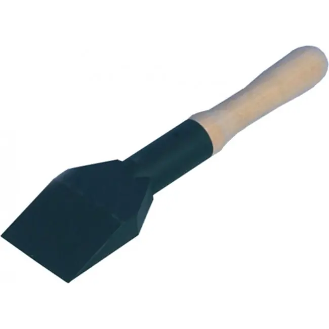 Zwaluw Glashevel PVC houten handvat blauw