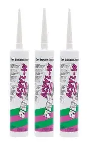Zwaluw Acryl W wit koker 310 ml